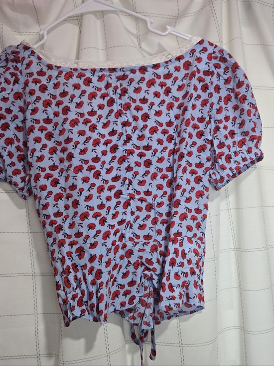 J Crew Rouje X J.Crew Poet top in carnation print - Picture 5 of 7